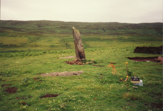 The lone standing stone