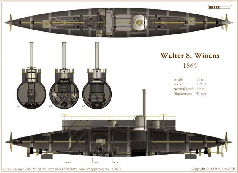 Cutaway diagrams of Walter S per Nillus figures